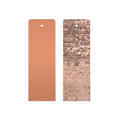 Cuir pour manchette Les Georgettes Sienne / Tesselle, 25 mm