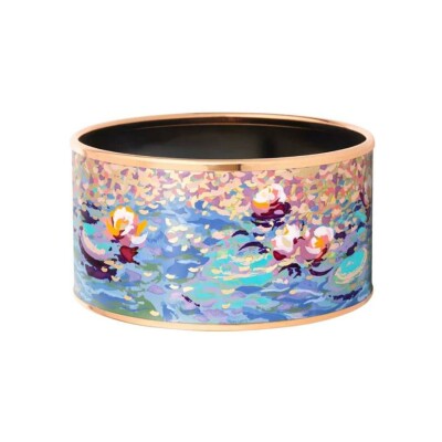 Bracelet Cerclé Diva FREYWILLE Hommage à Claude Monet en email et or rose