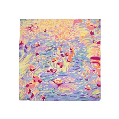 Gavroche 53x53 FREYWILLE Hommage à Claude Monet en soie