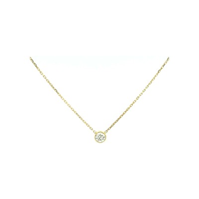 Pendentif en or jaune et diamant 0.25ct