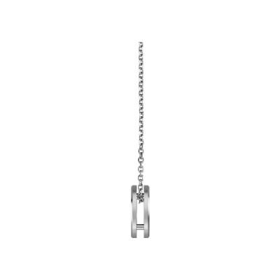 Collier Herbelin Newport Duo en acier brossé