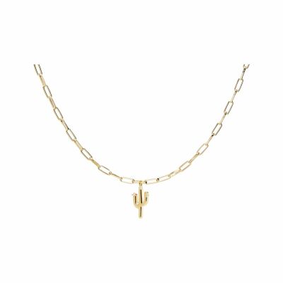 Collier PDPaola Arizona West en argent doré et oxydes de zirconium