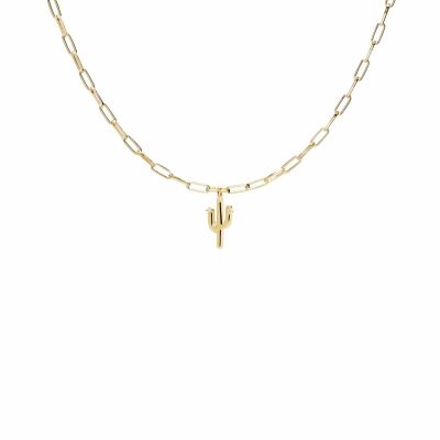 Collier PDPaola Arizona West en argent doré et oxydes de zirconium