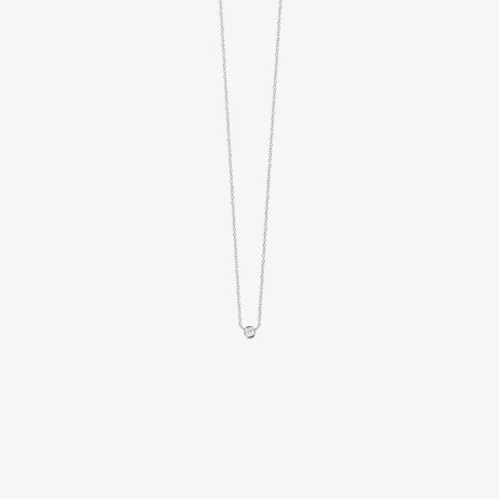 Collier Vanrycke One en or blanc et 1 diamant