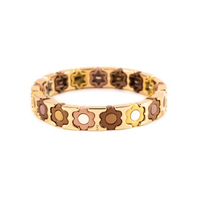 Bracelet Simone à Bordeaux Coachella Douceur en métal doré émaillé