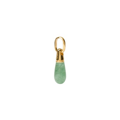 Pendentif PDPaola Icons en laiton et aventurine