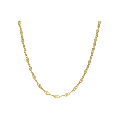 Collier Orus Bijoux Spiral en argent doré