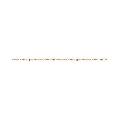 Collier Une A Une Inde en laiton doré