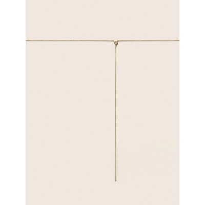 Collier Pascale Monvoisin Dune en or jaune 9 carats et diamant