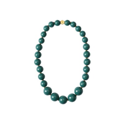 Collier Simone à Bordeaux Icône Ardoise en résine et acier doré