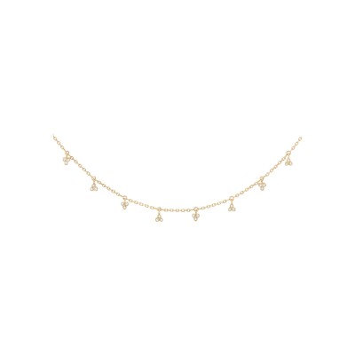 Collier Stone Paris Volupte en or jaune et diamants
