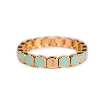 Bracelet Simone à Bordeaux Colormind Glacier en métal doré émaillé
