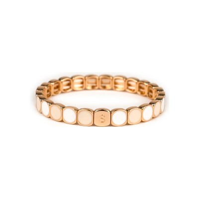Bracelet Simone à Bordeaux Colormind Midi Pure en métal doré émaillé
