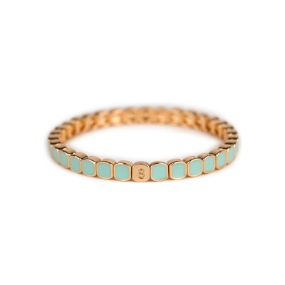 Bracelet Simone à Bordeaux Colormind Mini Opaline en métal doré émaillé