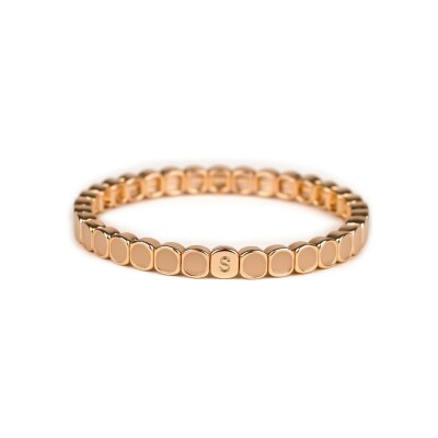 Bracelet Simone à Bordeaux Colormind Mini Sable en métal doré émaillé