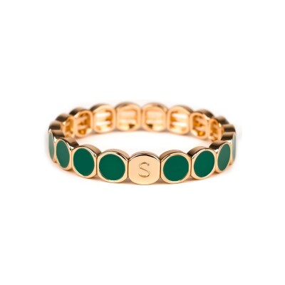 Bracelet Simone à Bordeaux Colormind Pin en métal doré émaillé