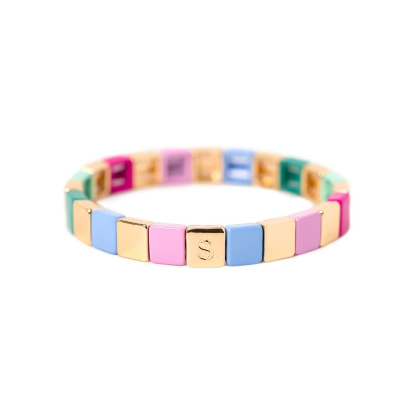 Bracelet Simone à Bordeaux Colortwist en métal émaillé gelati