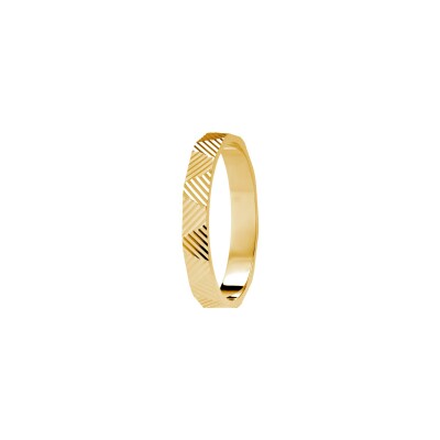 Alliance en or jaune, 3mm