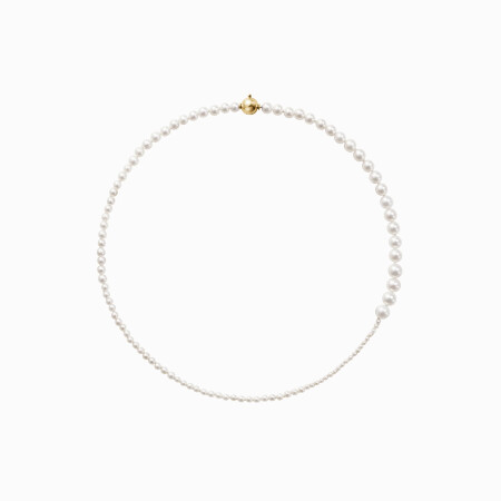 Collier Sophie Bille Brahe Petite Peggy en or jaune et perle