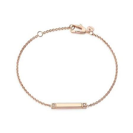 Bracelet Burato Linea Fine en or rose et diamants