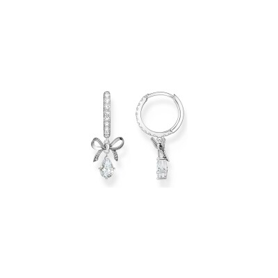 Créoles Thomas Sabo en argent et oxyde de zirconium