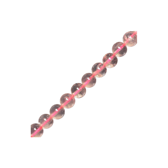 Collier Minerama boules en quartz roses, 10mm