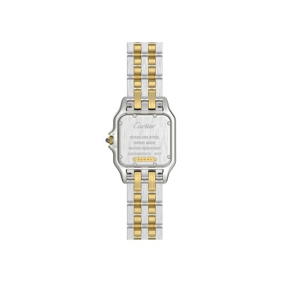 Montre Panthère de Cartier Moyen modèle, mouvement quartz, or jaune, acier