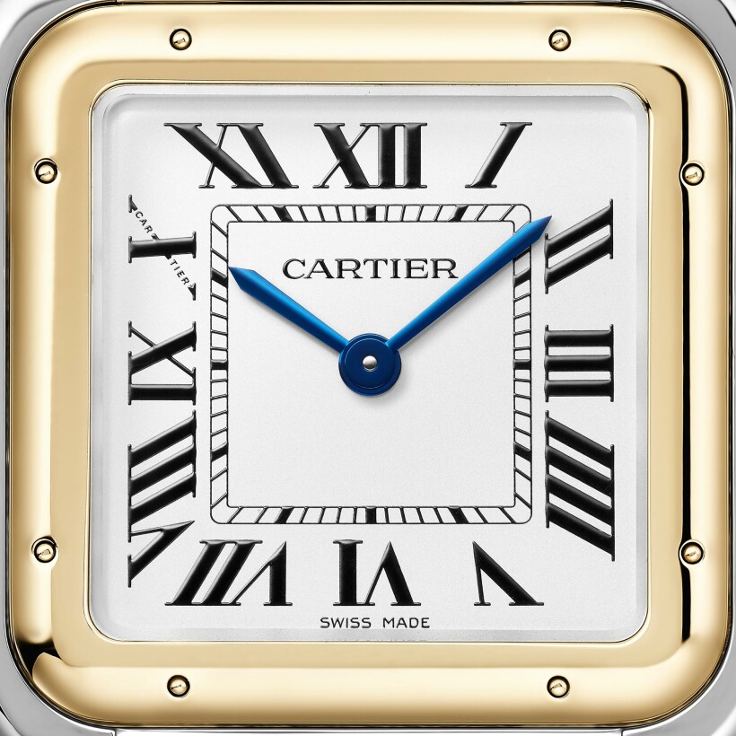 Montre Panthère de Cartier, Grand modèle, quartz, or jaune, acier