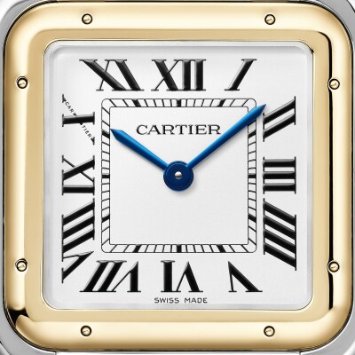 Panthère de Cartier watch, large model, quartz, yellow gold, steel