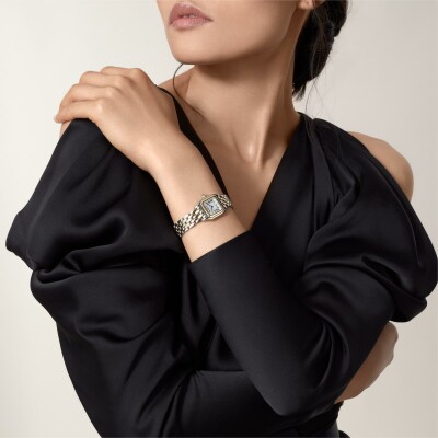 Montre Panthère de Cartier Petit modèle, mouvement quartz, or jaune, acier