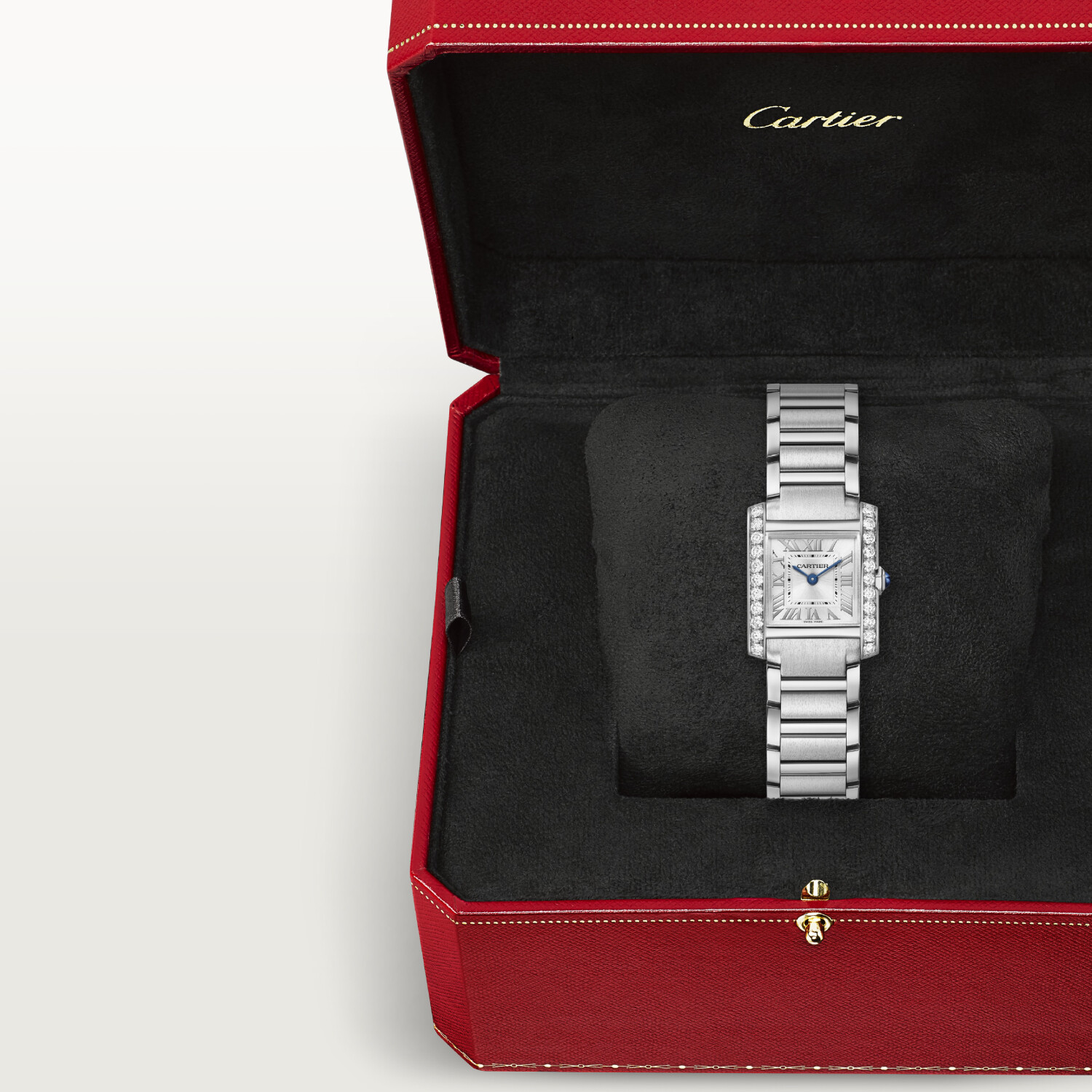 Montre cartier homme discount diamant