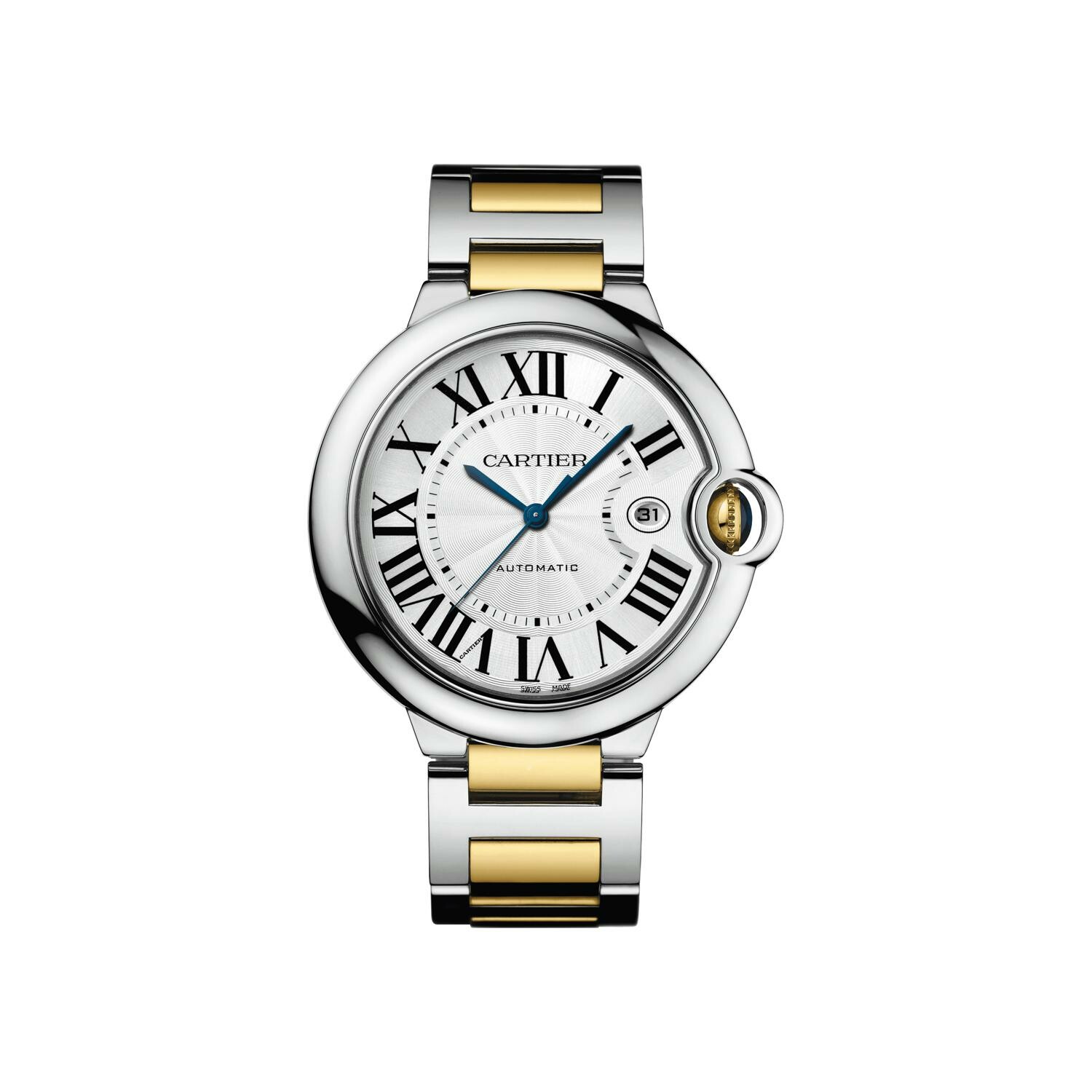 Cartier gold and online silver watch