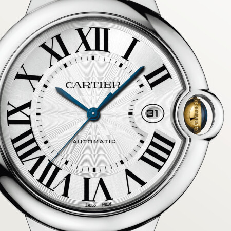 Montre Ballon Bleu de Cartier 42mm, mouvement automatique, or jaune, acier