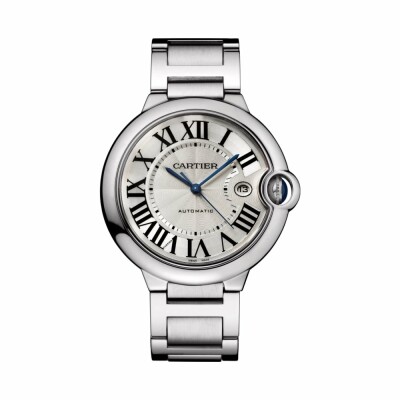 Montre Ballon Bleu de Cartier 42mm, mouvement automatique, acier