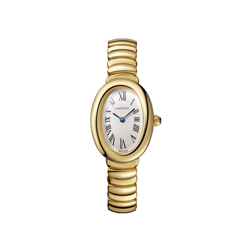 Cartier Baignoire 1920 watch, Small model, quartz movement, yellow gold