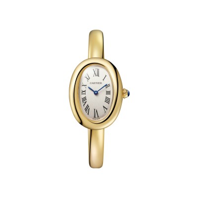 Montre Baignoire de Cartier Petit modèle, taille 16, mouvement quartz, or jaune