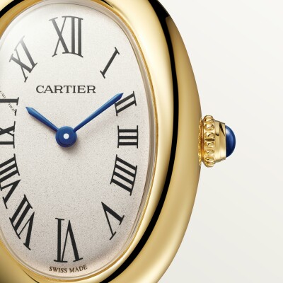 Montre Baignoire de Cartier Petit modèle, taille 16, mouvement quartz, or jaune