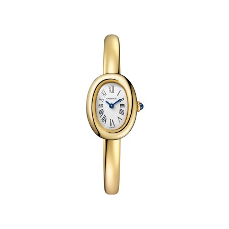 Cartier Baignoire watch Mini model, size 17, quartz movement, yellow gold