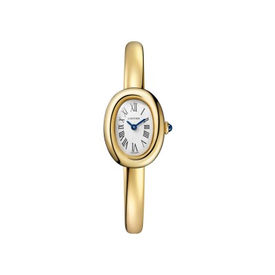 Montre Baignoire Cartier Mini modèle, mouvement quartz, or jaune
