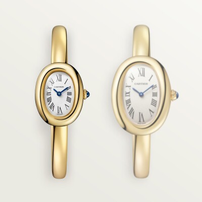 Baignoire Cartier watch Mini model, quartz movement, yellow gold