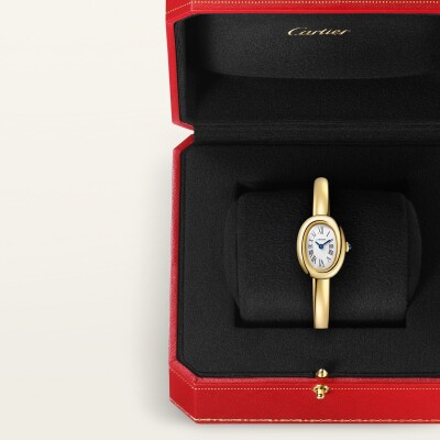 Baignoire Cartier watch Mini model, quartz movement, yellow gold