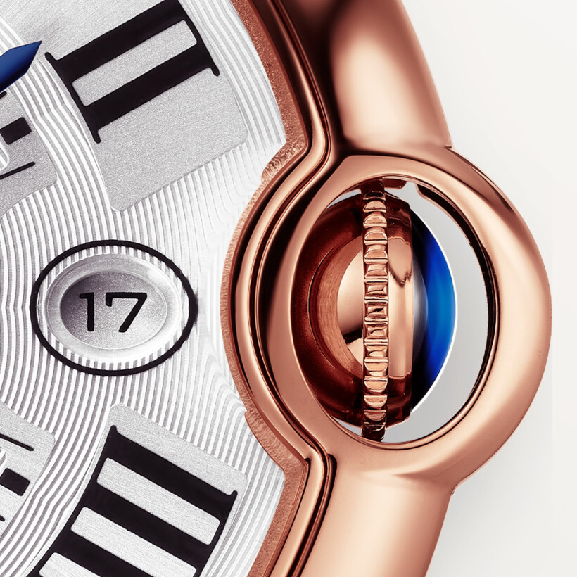Ballon Bleu de Cartier watch, 40mm, automatic movement, rose gold