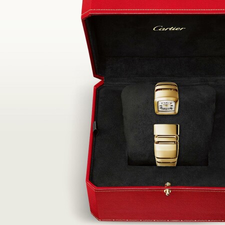 Montre Reflection de Cartier, quartz, or jaune