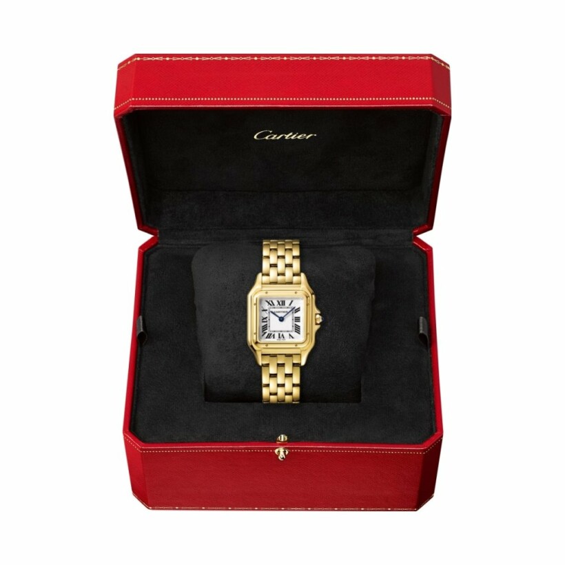 Panthère de Cartier watch, Medium model, quartz movement, yellow gold