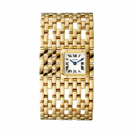 Montre Panthère de Cartier Manchette, mouvement quartz, or jaune