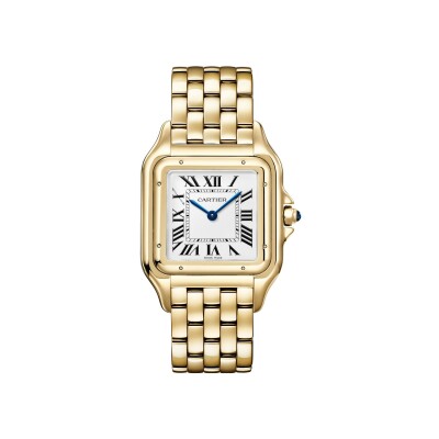 Panthère de Cartier watch, large model, quartz, yellow gold 