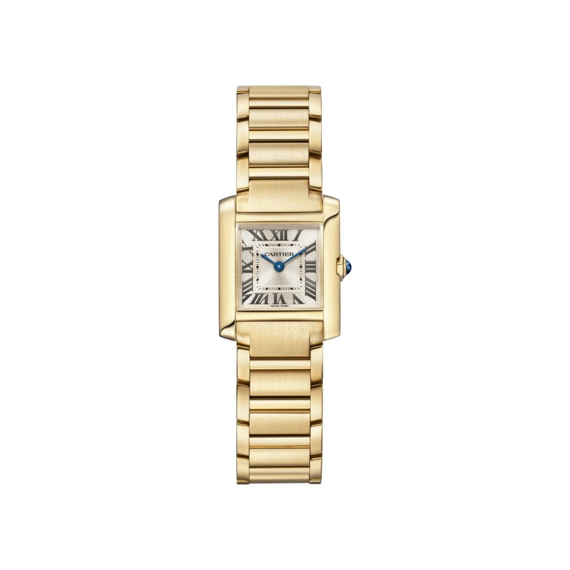 Cartier Tank Française watch, Small model, quartz movement, yellow gold