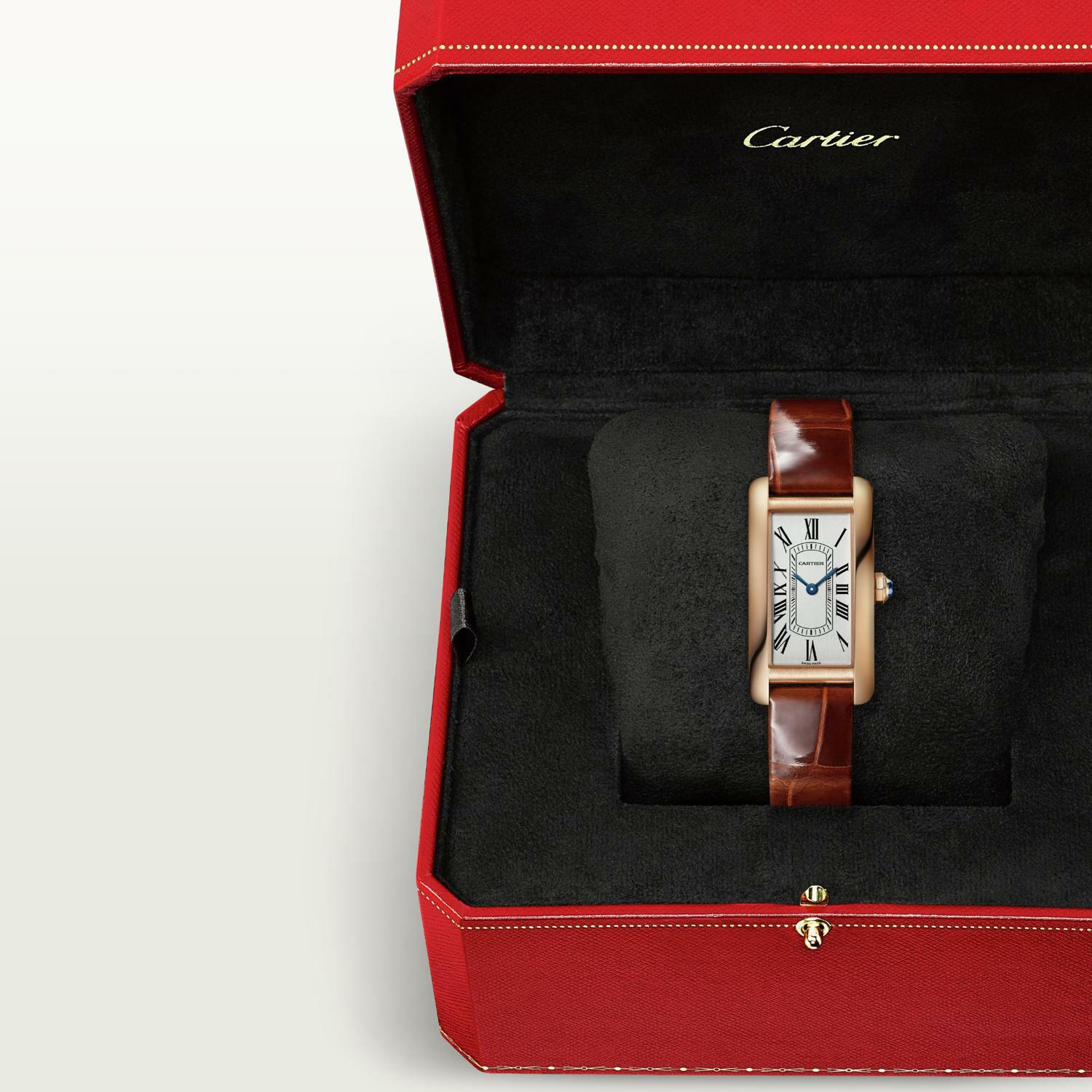 Cartier tank solo sale small rose gold