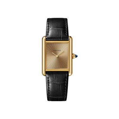 Montre Tank Louis Cartier Moyen modèle, or jaune, mouvement manuel