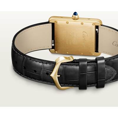 Montre Tank Louis Cartier Moyen modèle, or jaune, mouvement manuel